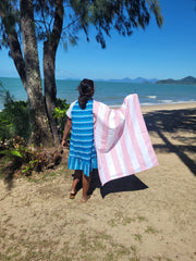 Bundle - Sanur Pink Signature Sand-Free Beach Towel Newlyfe