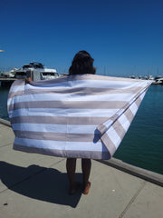 Piha Brown Signature Sand-Free Beach Towel