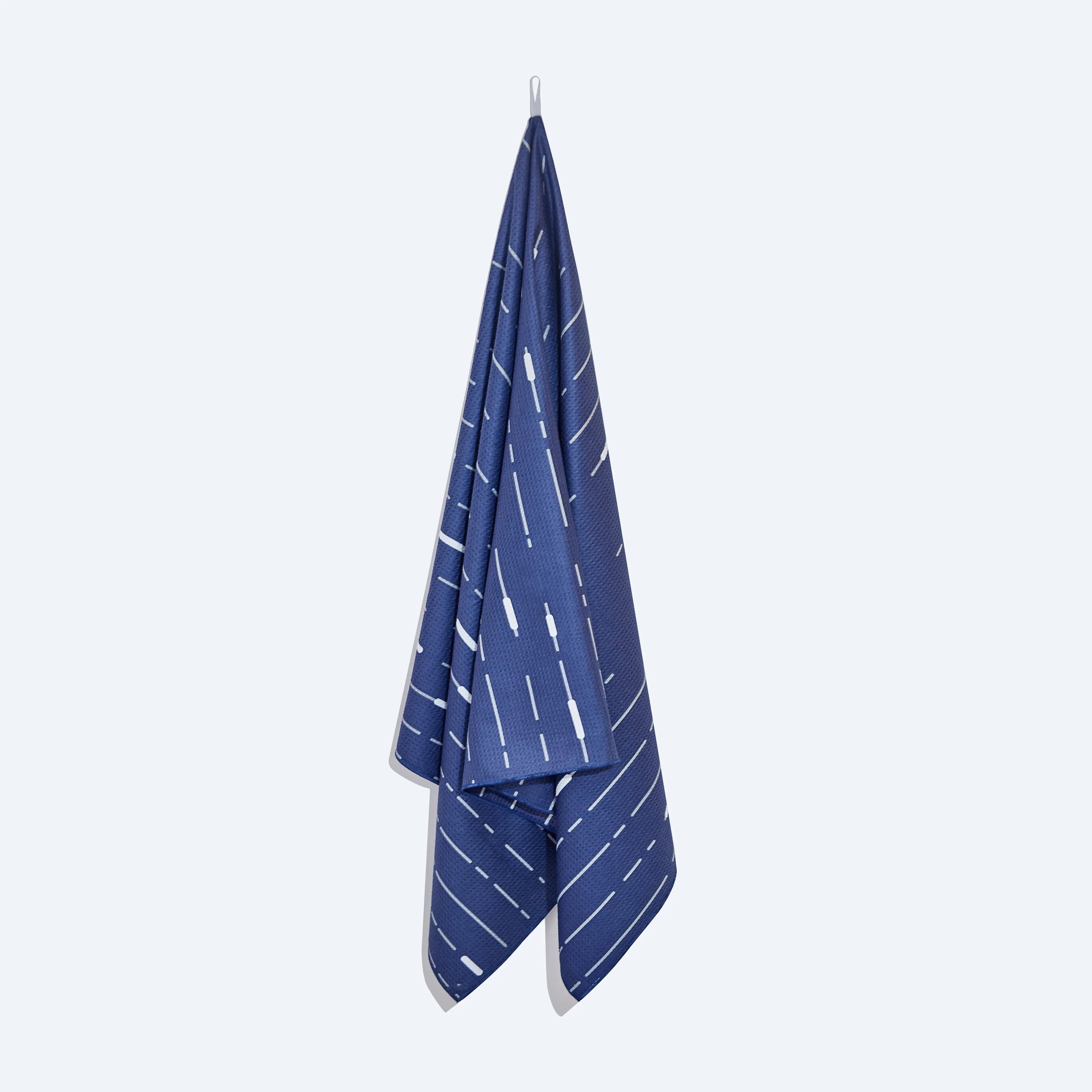 Navy Steel Bath Towel Newlyfe
