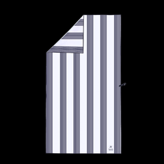 Amalfi Navy Signature Sand-Free Beach Towel