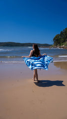 Bundle - Trigg Beach Large Beach Towel & Pouch Newlyfe