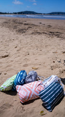 Coral Reef XL Beach Towel & Pouch Newlyfe