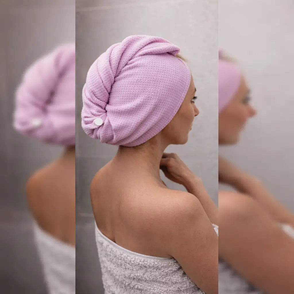 Pink Hair Towel Wrap Newlyfe