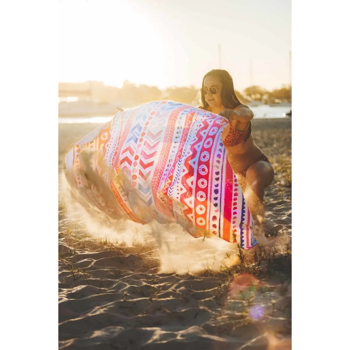 NEWLYFE SAND FREE MICROFIBER BEACH TOWEL