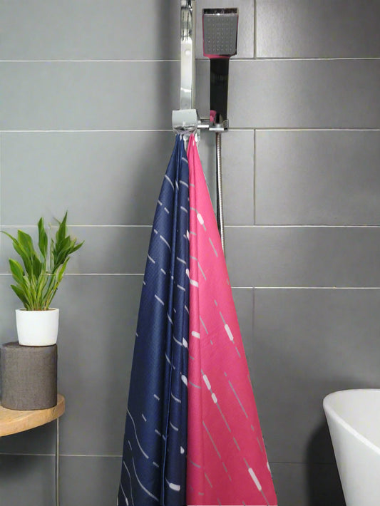 Navy Steel Bath Towel