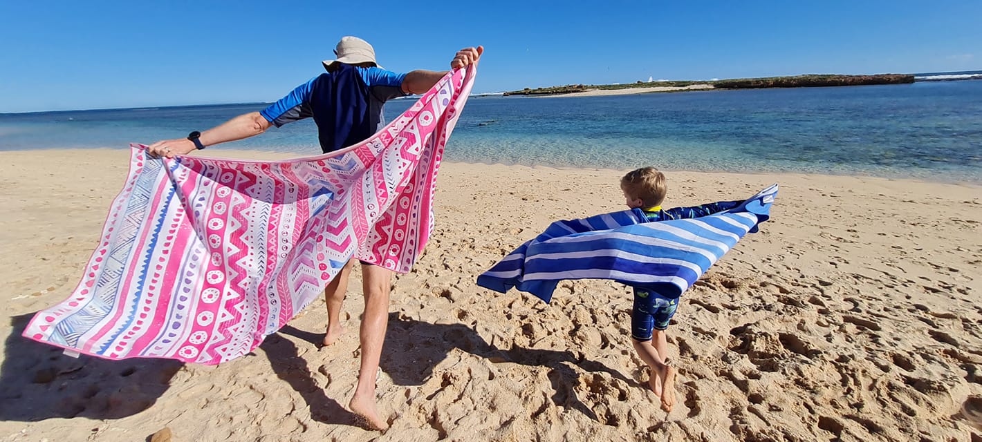 NEWLYFE SAND FREE MICROFIBER BEACH TOWEL